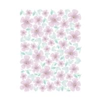 stickers decorativos flores silvestres lila