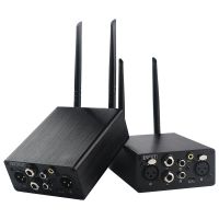 measy au680a transmisor y receptor de audio inalambrico uhf 5 en 1 xlr635 mmrca35 mm 100 m latencia ultrabaja sopor