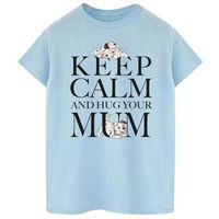 dessins animes camiseta keep calm para mujer