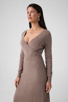 Vestido Midi De Mezcla De Cachemir De Marciano