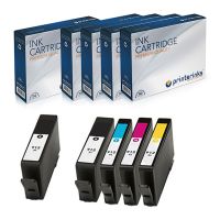 compatible multipack hp officejet 8014e printer ink cartridges 5 pack -3yl84ae