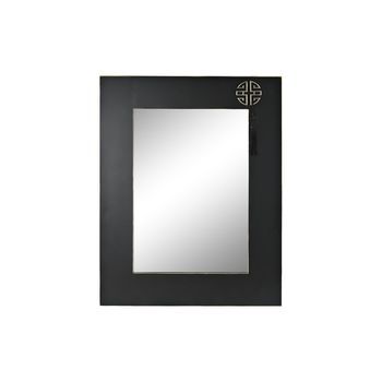 Espejo Abeto Mdf 70x4x90 Oriental Negro