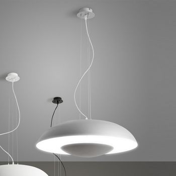 Lámpara de techo led vontre plata (36w)