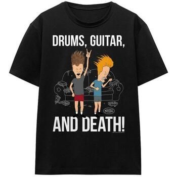 Beavis & Butthead Tops y Camisetas Drums Guitar Death para mujer