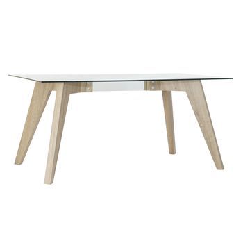 Mesa Comedor Cristal Mdf 160x90x75 Templado