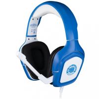 konix my hero academia auriculares con cable para juegos ps4 ps5 switch xbox one y series xs - microfono - cable de 15 m - conector de 35 mm - blanco y azul