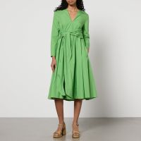 maxco disco cotton-poplin dress - uk 10