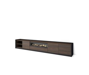 Mueble tv lagos-02 con chimenea eléctrica para salón