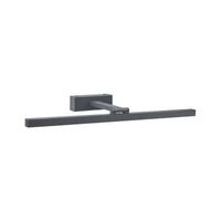 lampara led para cuadros y espejos moderna metal horizontal con recubrimiento en polvo negro arros