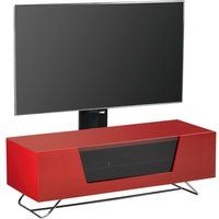 chromium 2 cantilever cro2-1200bkt-re 1200 mm tv stand with bracket - red red