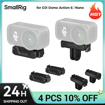 Adaptador de liberación rápida bidireccional SmallRig Osmo Action 6 con sistema de doble bloqueo para DJI Osmo Action 6 / Nano 5779B