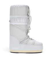 moon boot para mujer 80d1400440 botas icon nylon gris 4244 plano cordones casual