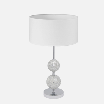 Fabrilamp Sobremesa Salaria 1xe27 Cromo Pantalla Blanca 35d