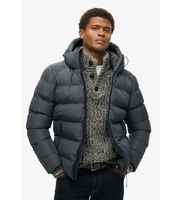 superdry para hombre m5011905a chaqueta sports puff gris xl casual poliester