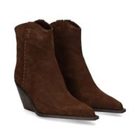 exe botines con tacon mujer - marron talla 37