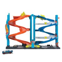 hot wheels city torre de carreras pista para coches de juguete 4 anos