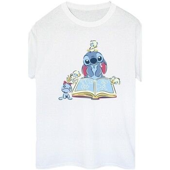 Disney Camiseta Reading Reading A Book para mujer