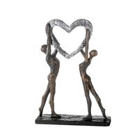 casablanca by gilde escultura figura decorativa victoria bronzefinish h 37 cm