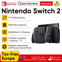 nintendo switch 2 pantalla de 79 controles joy-con audio mejorado consola ajustable compatible con modelos anteriores tres modos de juego