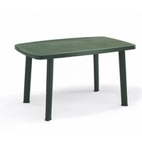 mesa resina verde 140x90 cm - neoferr