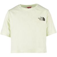 the north face camisa manga corta g ss crop simple dome tee para nino