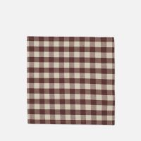 ferm living bothy check napkins - set of 4 - cinnamongrey green