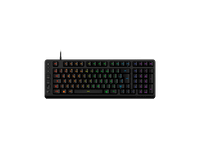 teclado gaming - hyperx eve 1800 membrana con iluminacion rgb y teclas multimedia negro