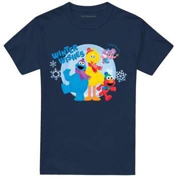 Sesame Street Camiseta Winter Wishes para hombre