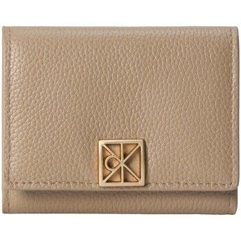 Calvin Klein Jeans Cartera Emblem Hw Pebble Trifold W/Zip para mujer