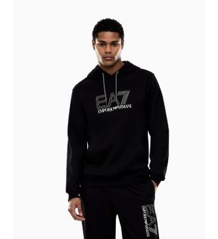 EA7 para hombre. 7M001313_AF13512 Sudadera Visibility Regular negro (XXL), Casual, Deportivo, Algodón