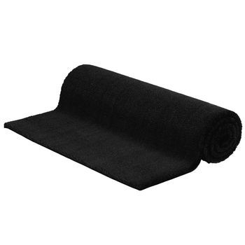 Felpudo De Fibra De Coco Negro 100x200 Cm Vidaxl