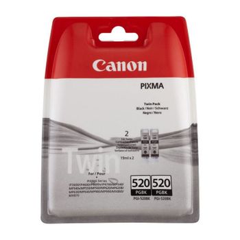 Canon PGI-520BK Pack 2 Cartuchos Originales Negro