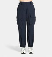 save the duck para mujer dp1612w-rety20 pantalon cargo gosy marino l casual sostenible nylon reciclado
