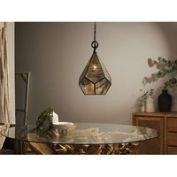 lampara techo muna cristal decoradoestano 26dx36 cms