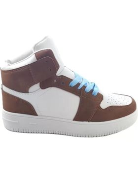 de TIMBOS ZAPATOS - 126680 COLOR -MARRON MATERIAL POLIPIEL ZAPAT BLANCO