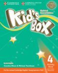 kid s box updated 2nd edition for 2018 yle exams 4 activity book wit