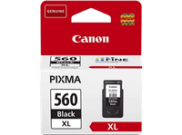 cartucho de tinta - canon pg-560xl 3712c001 hasta 400 hojas tamano xl negro