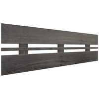 dhome cabecero ceniza 135cm horizontal estilo ancho madera reciclada dm herrajes incluidos 135cm horizontal ancho ceniza