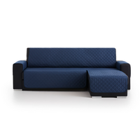funda chaiselongue acolchada reversible 280 brazo izquierdo spirit azul