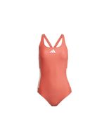 banador de natacion adidas 3s bld mujer rojoblanco