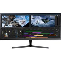 samsung ls34j550 quad hd 34 led monitor - dark grey grey