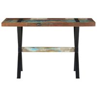 mesa de comedor  mesa de cocina madera maciza reciclada 120x60x76 cm