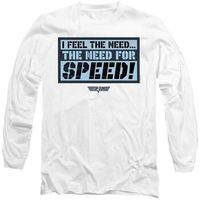 top gun camiseta manga larga i feel the need para mujer