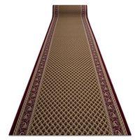 alfombra de pasillo con refuerzo de goma  inca beige 67cm 67x610 cm