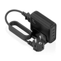 cargador de sobremesa aisens asch-140w4p056-bk gan 140w 3xusb-c 1xusb-a negro