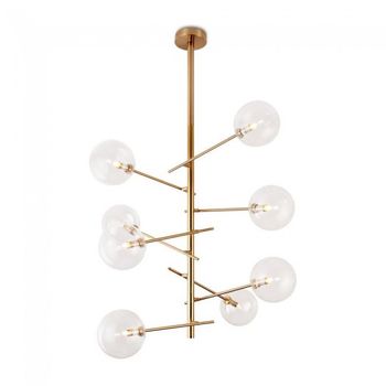 Lámpara de techo onet latón (8 luces)