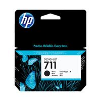 hp 711 black original standard capacity ink cartridge cz129a