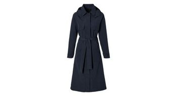 Basil mosse bicicleta impermeable trenchcoat mujer azul