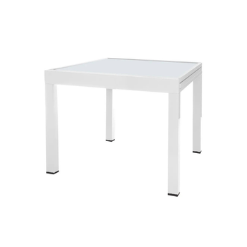 Mesa Exterior Thais Extensible Aluminio 80 -160 Blanco