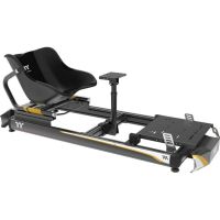 cockpit de simulacion de carreras thermaltake gk500 go kart ajustable